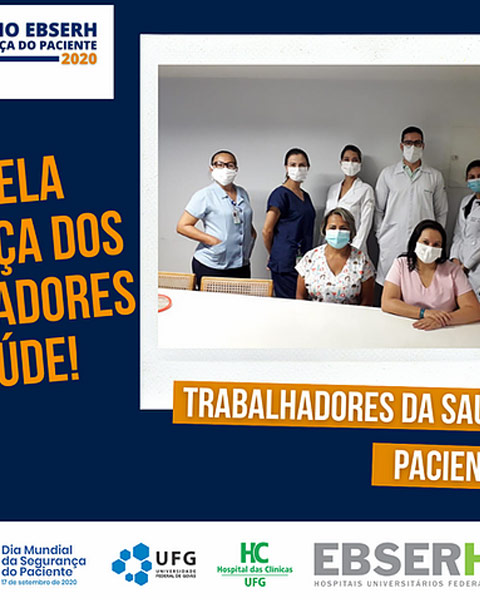 Confira a pgina especial da EBSERH com os materiais e contedos feitos especialmente para o Dia Mundial da Segurana do Trabalho 2020