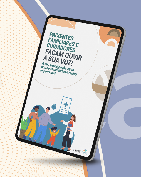 Cartilha Faam ouvir a sua voz para Pacientes, Familiares e Cuidadores